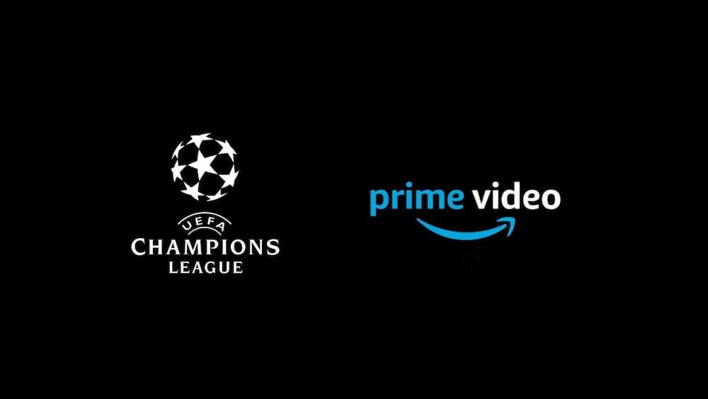 Logo Champions League e Prime Video
