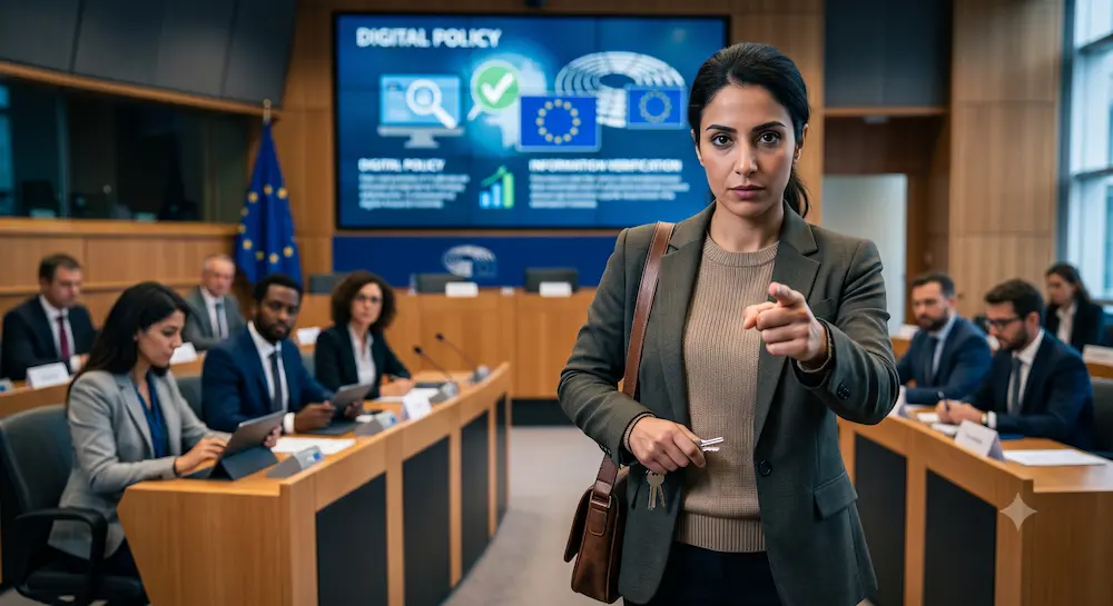 Bandiera dell'Unione Europea, simbolo dell'AI Act che dal 2 agosto 2026 impone l'etichettatura dei contenuti generati dall'AI
