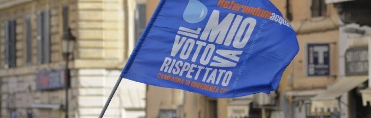 Acqua Bene Pubblico manifestazione