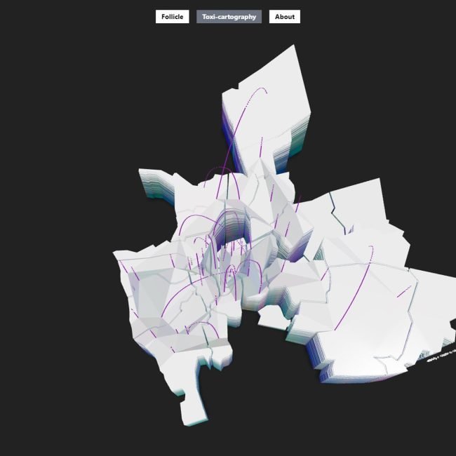 cartografia della tossicità con i capelli