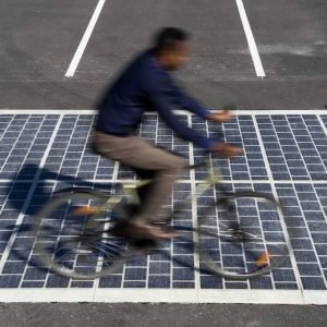 Pista ciclabile fotovoltaica