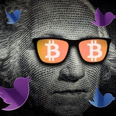 Bitcoin e Twitter grafica