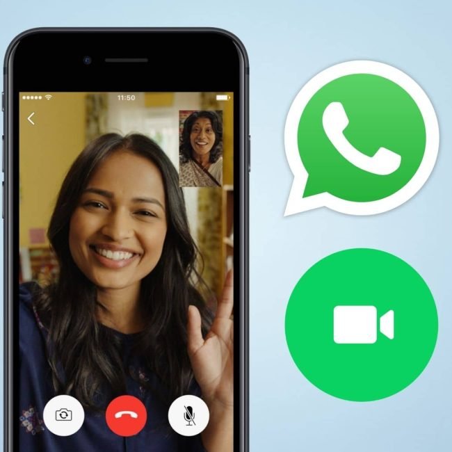 Loghi videochiamata Whatsapp