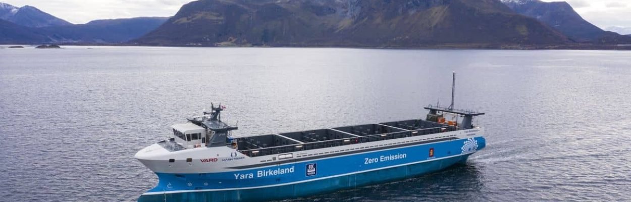 Yara nave portacontainer elettrica